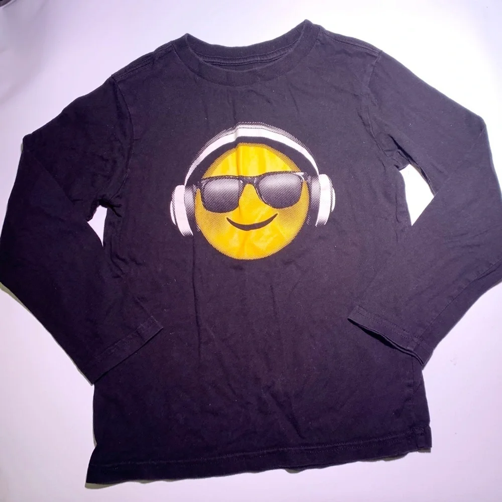 Children’s Place | Long Sleeve cool Emoji Tee Boy